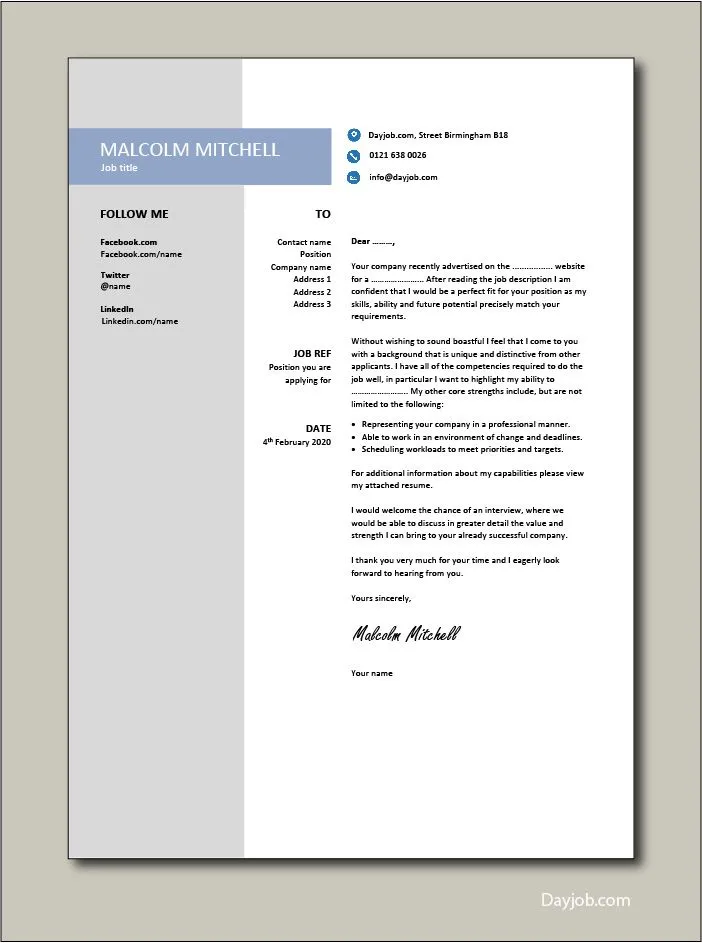 40242 modern cover letter