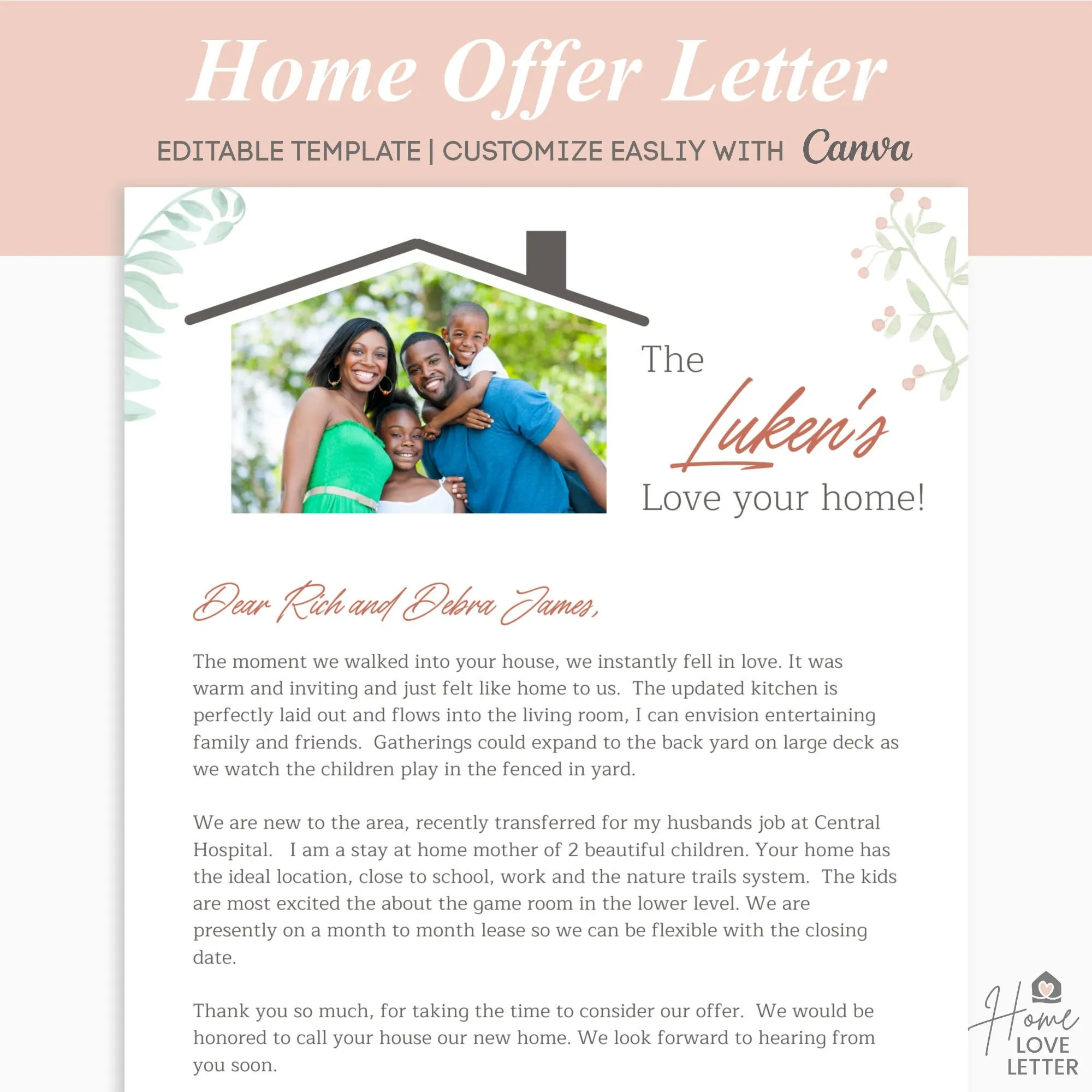 40245 home offer cover letter tips
