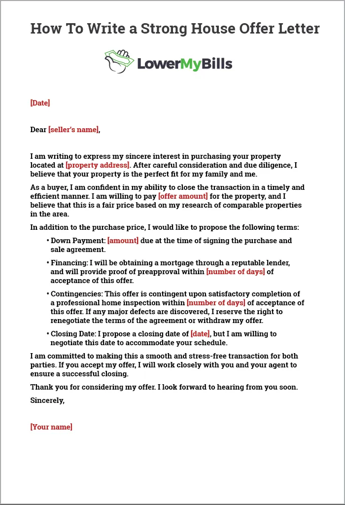 40245 home offer letter formatting