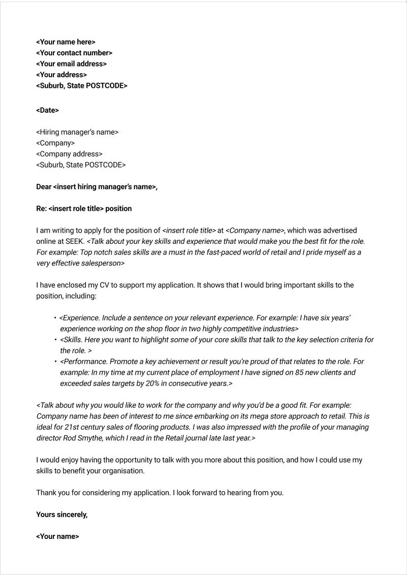40247 cover letter font arial