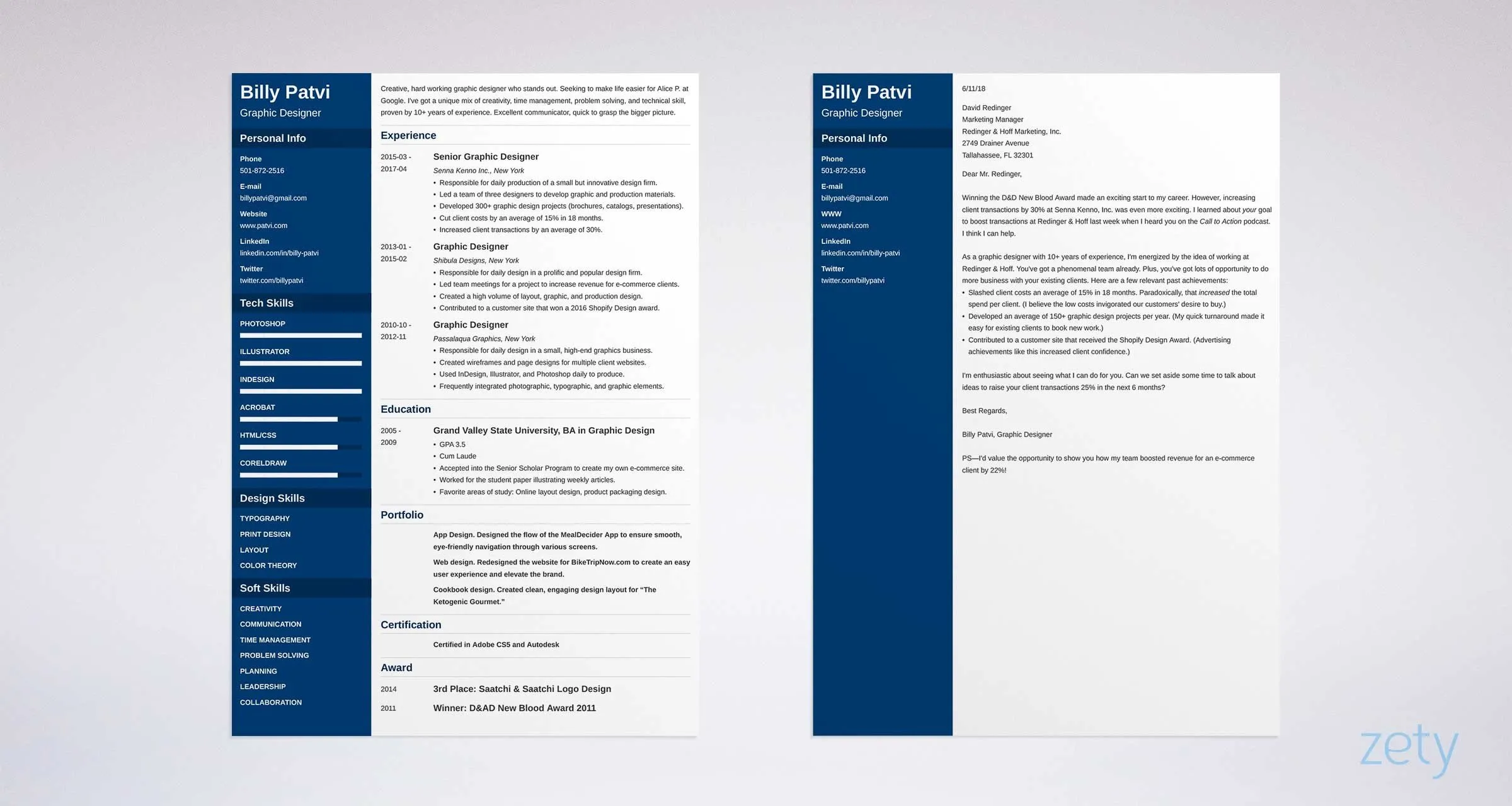 40247 cover letter font style