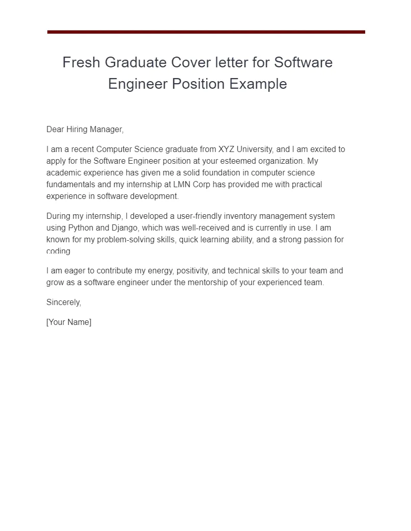 40255 cover letter format