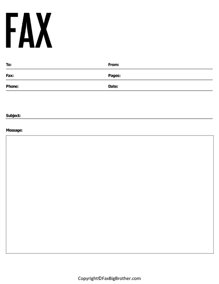 40256 fax cover letter sender