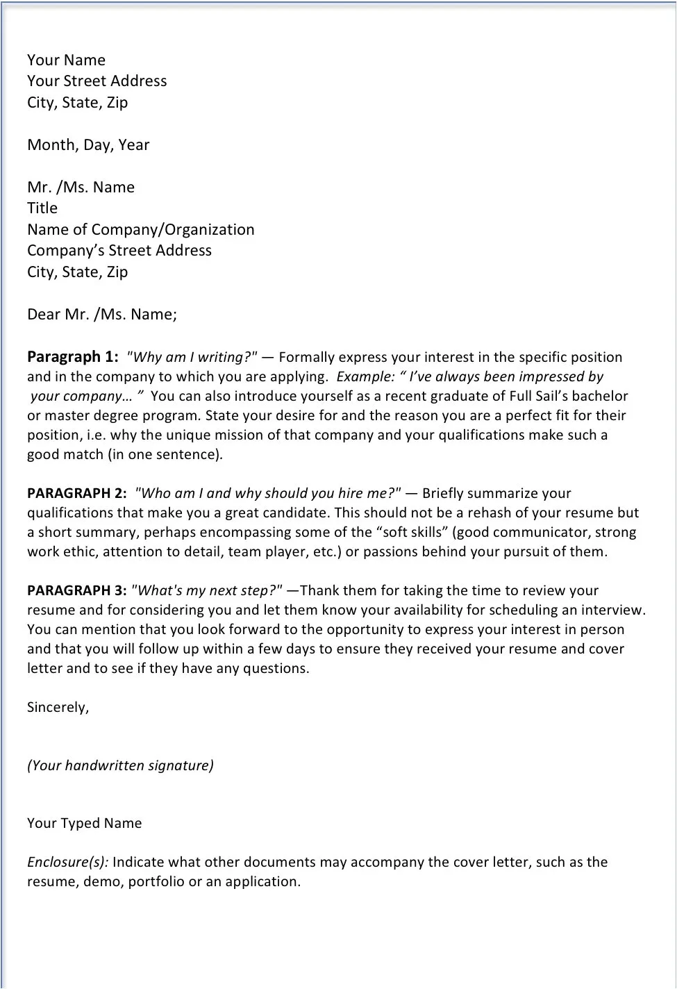 40258 cover letter examples