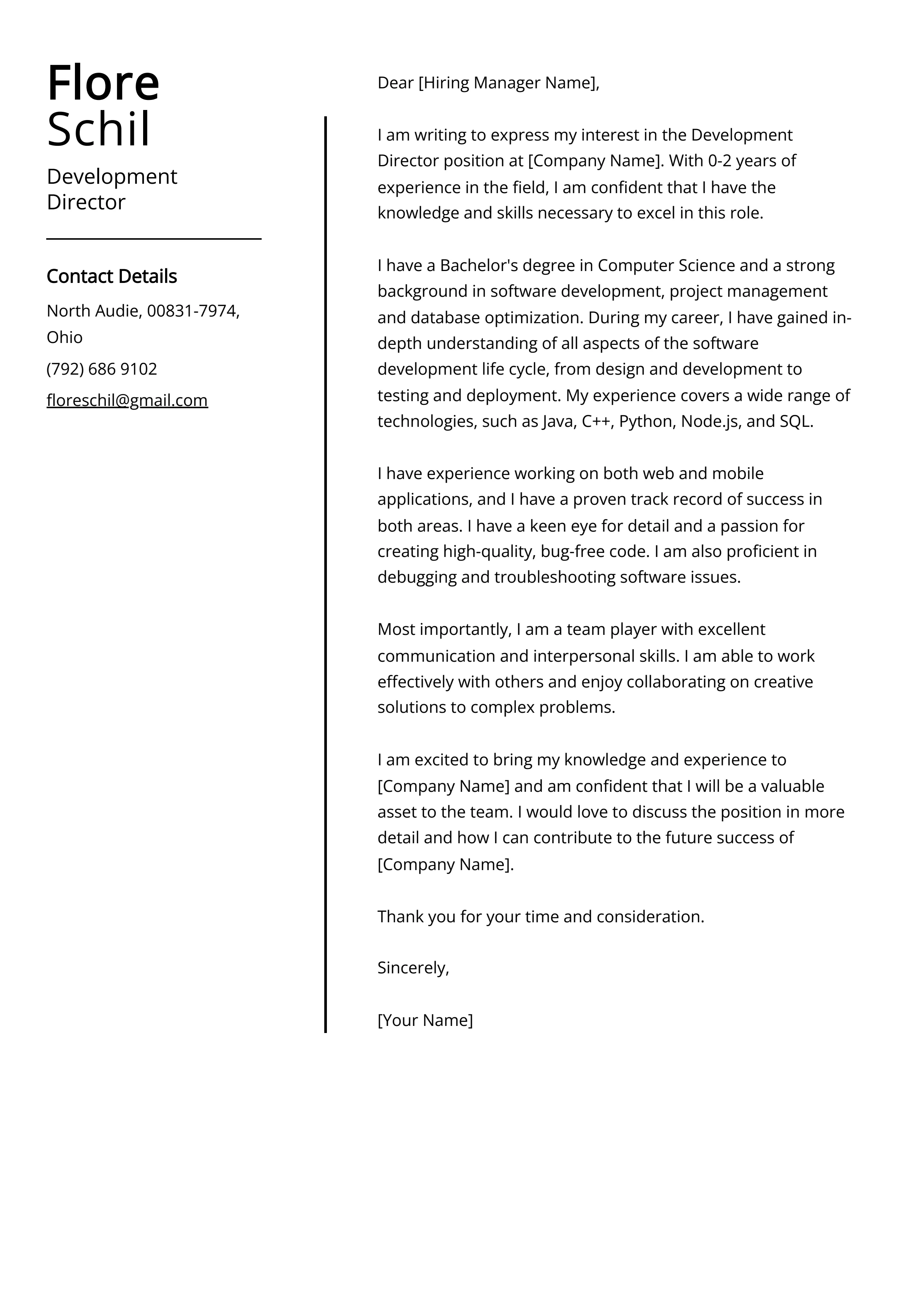 40260 tailoring cover letter