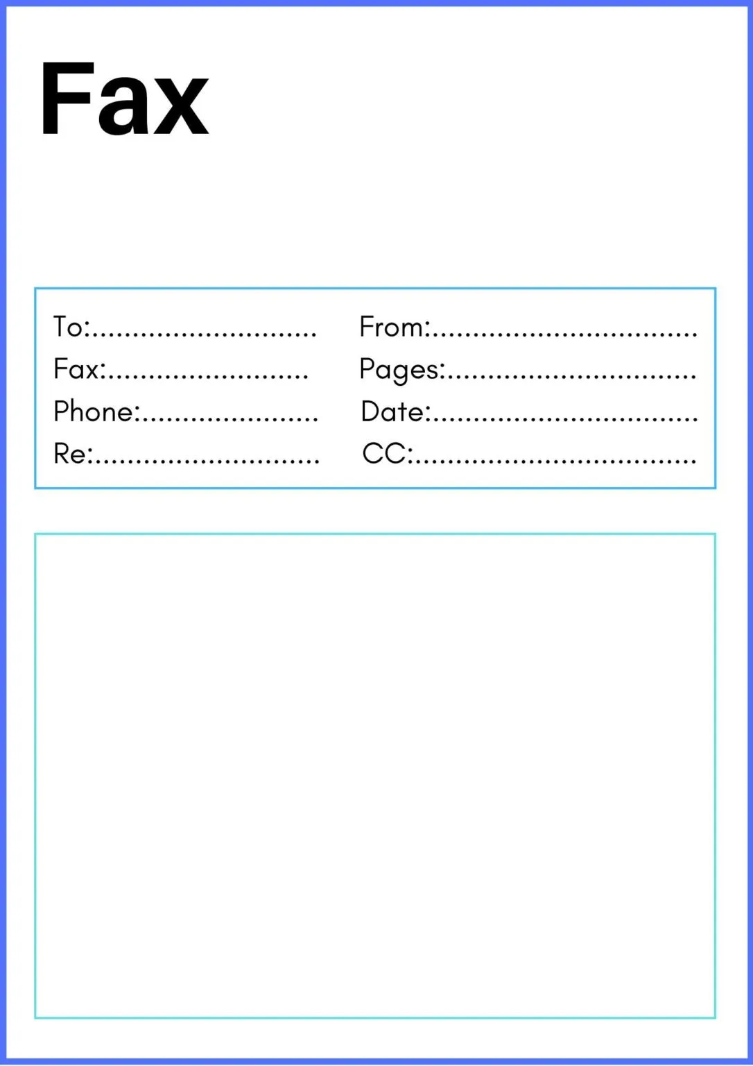 40261 fax cover letter template 4