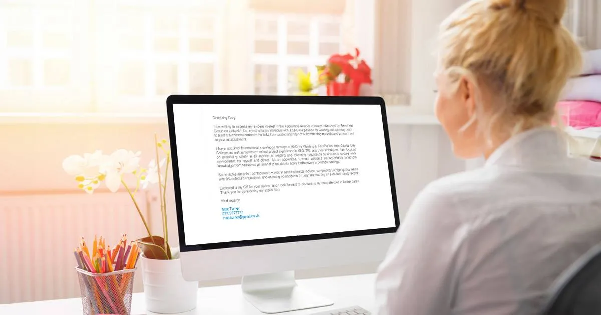 40265 apprenticeship cover letter example it