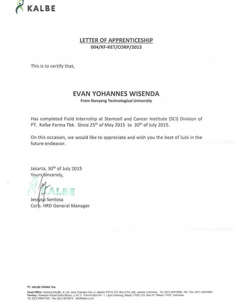 40265 apprenticeship cover letter formatting