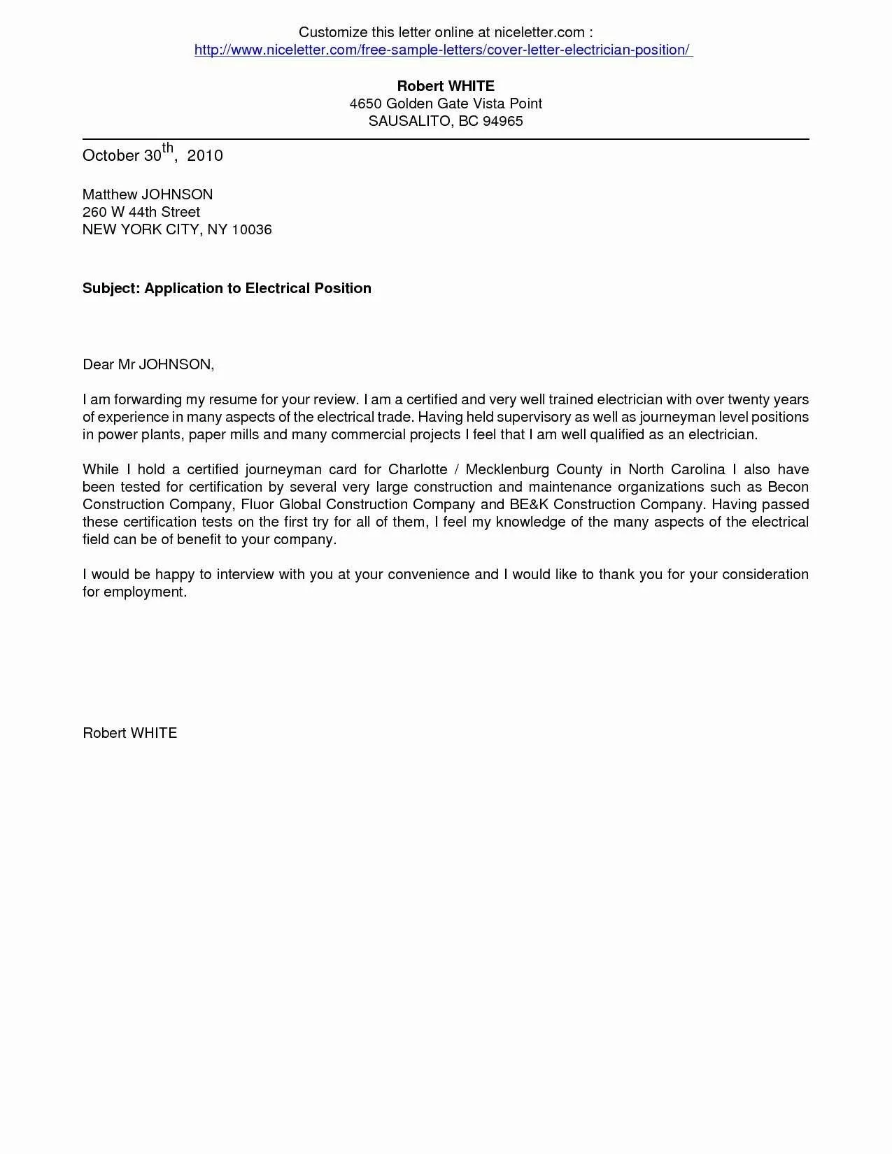 40265 apprenticeship cover letter importance