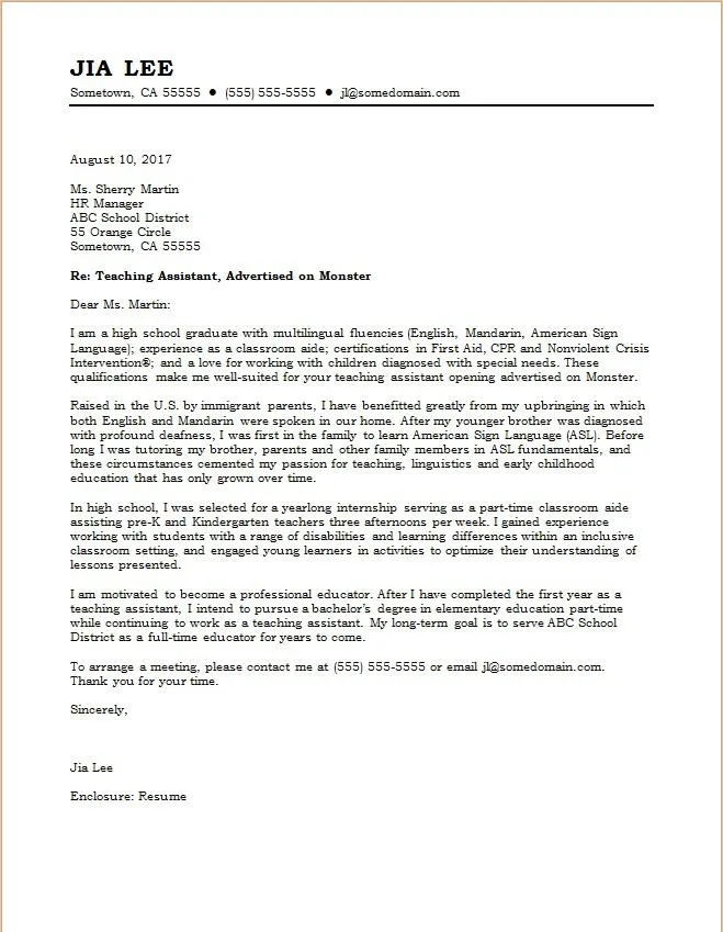 40275 cover letter formatting