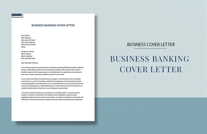 40279 bank cover letter template contact