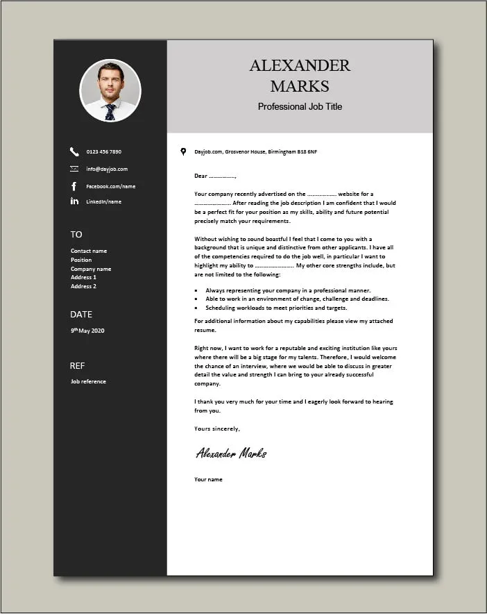 40293 cover letter formatting tips
