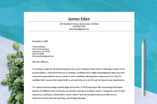 40295 cover letter formatting