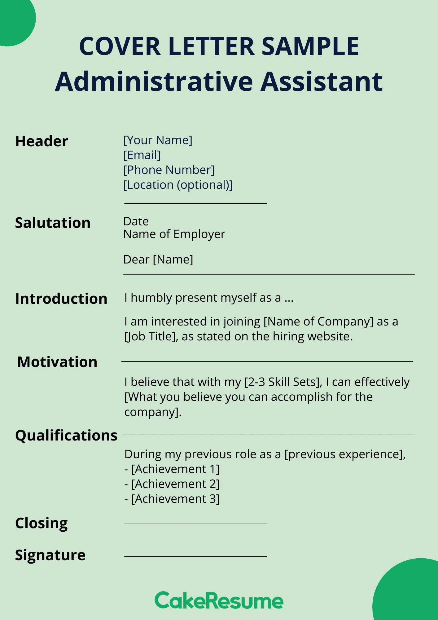 40309 admin assistant cover letter example 6