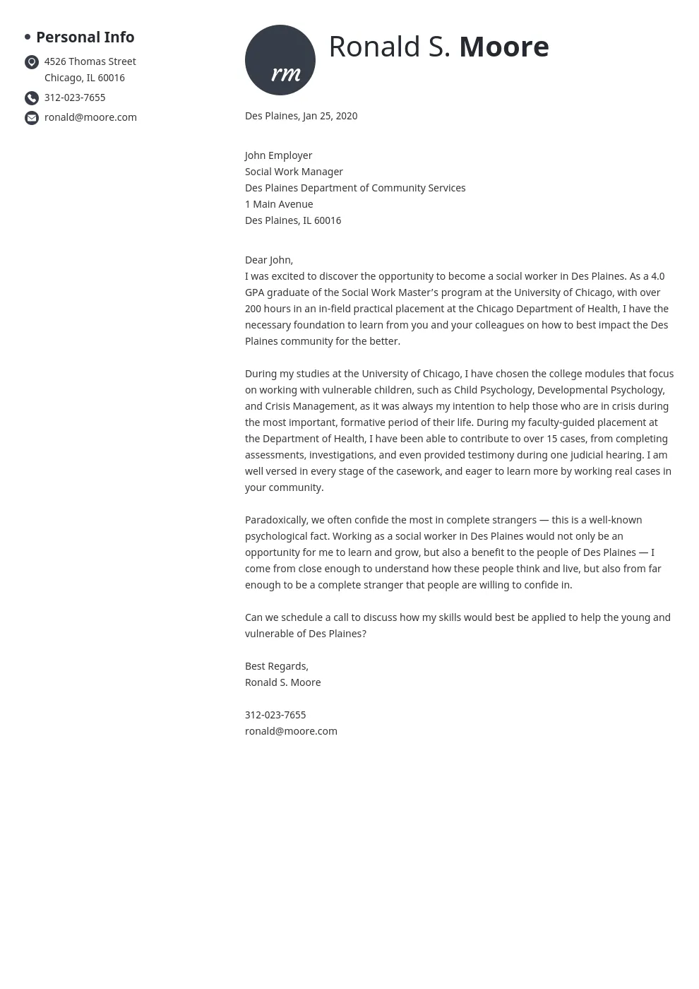 40312 body paragraph cover letter