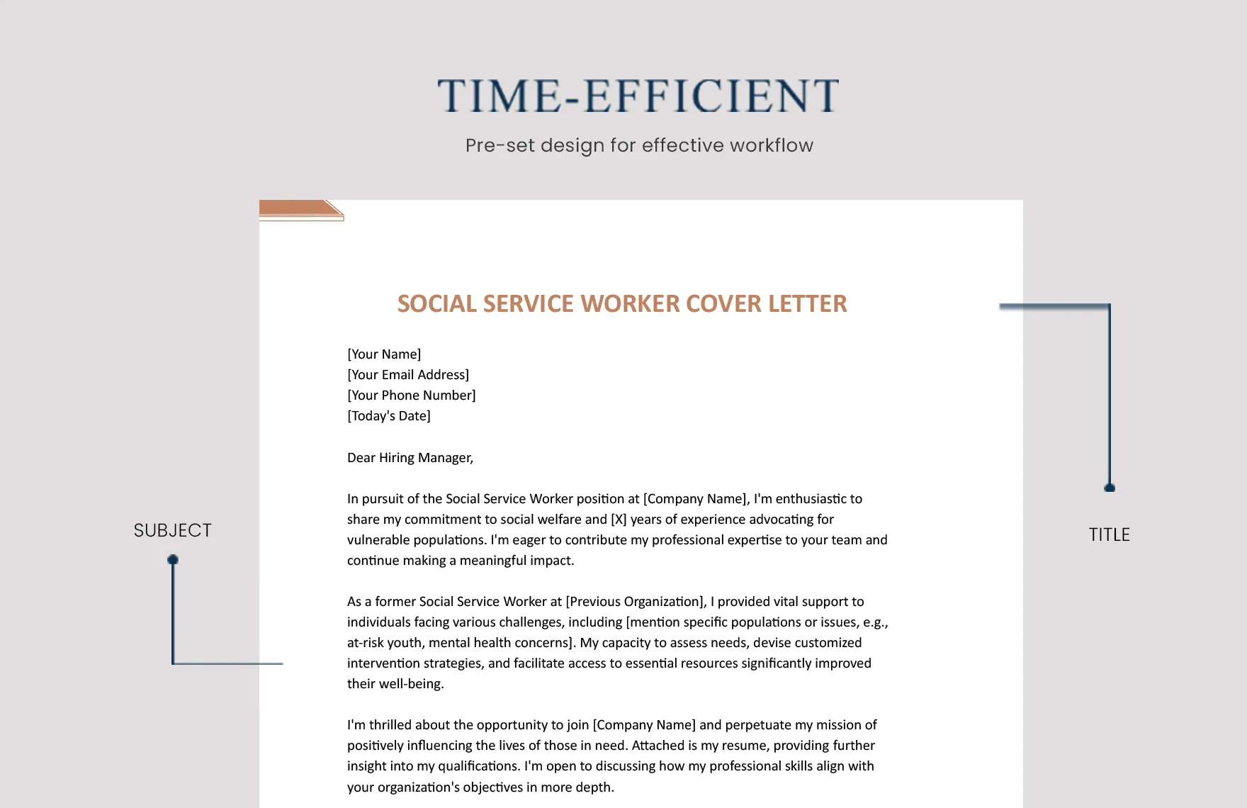 40312 cover letter structure
