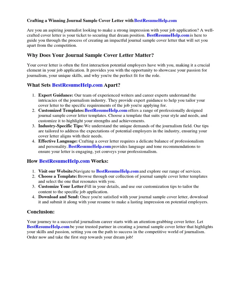 40333 academic journal cover letter writing