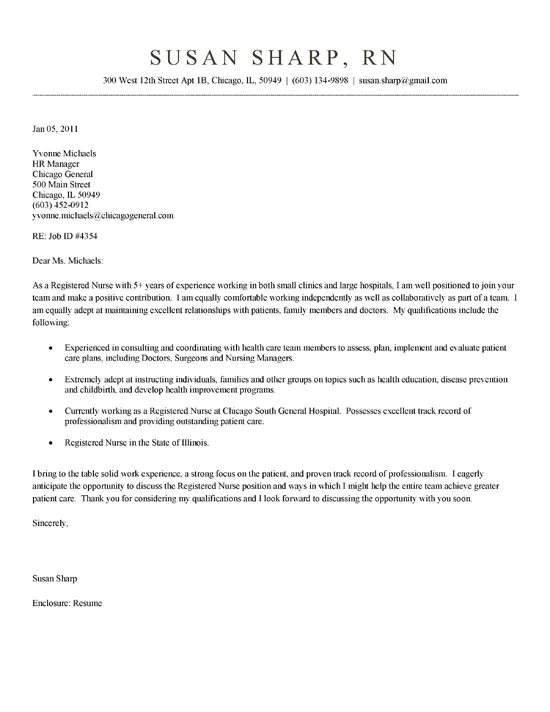 40340 new nurse cover letter header