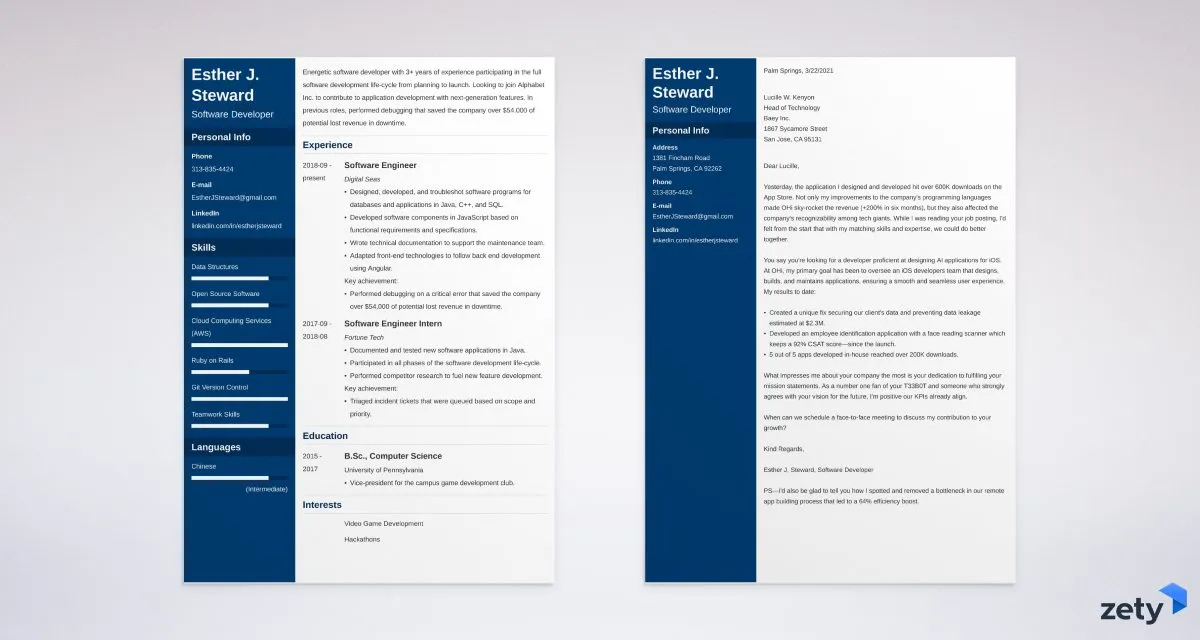 40346 professional cover letter examples