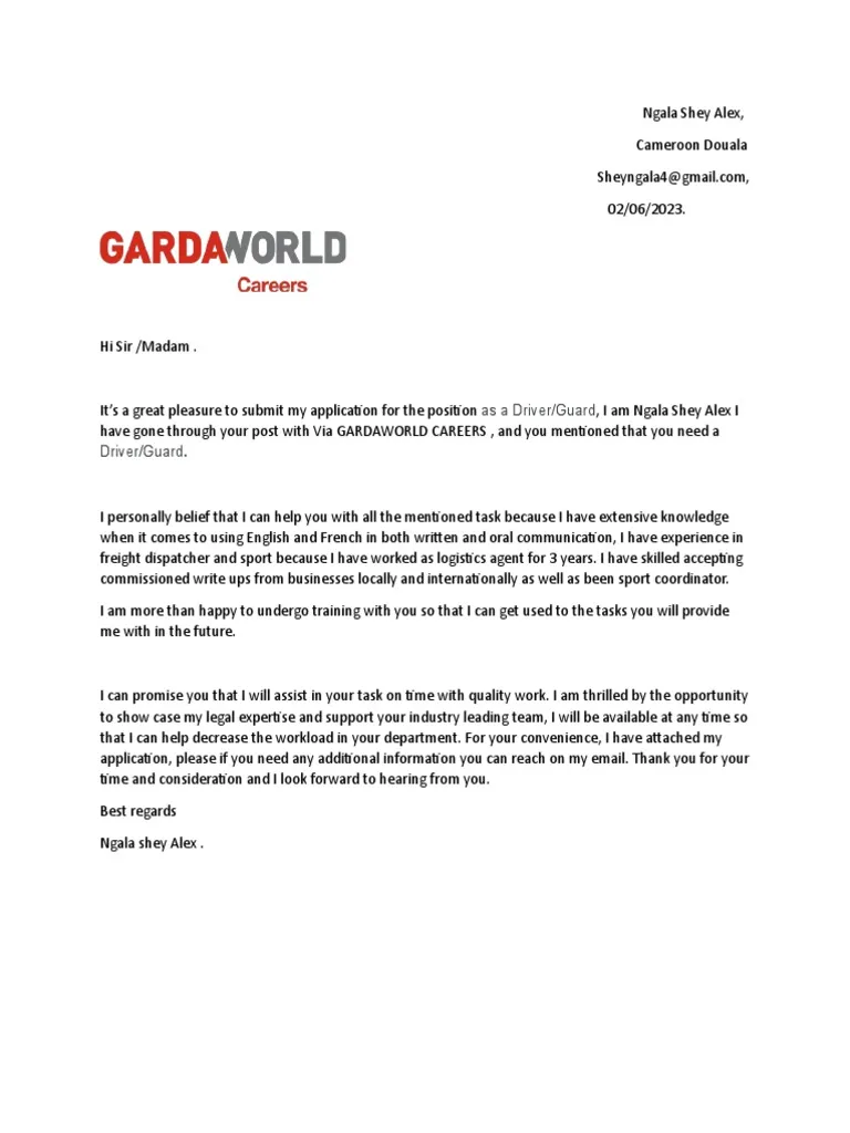 40349 cover letter formatting