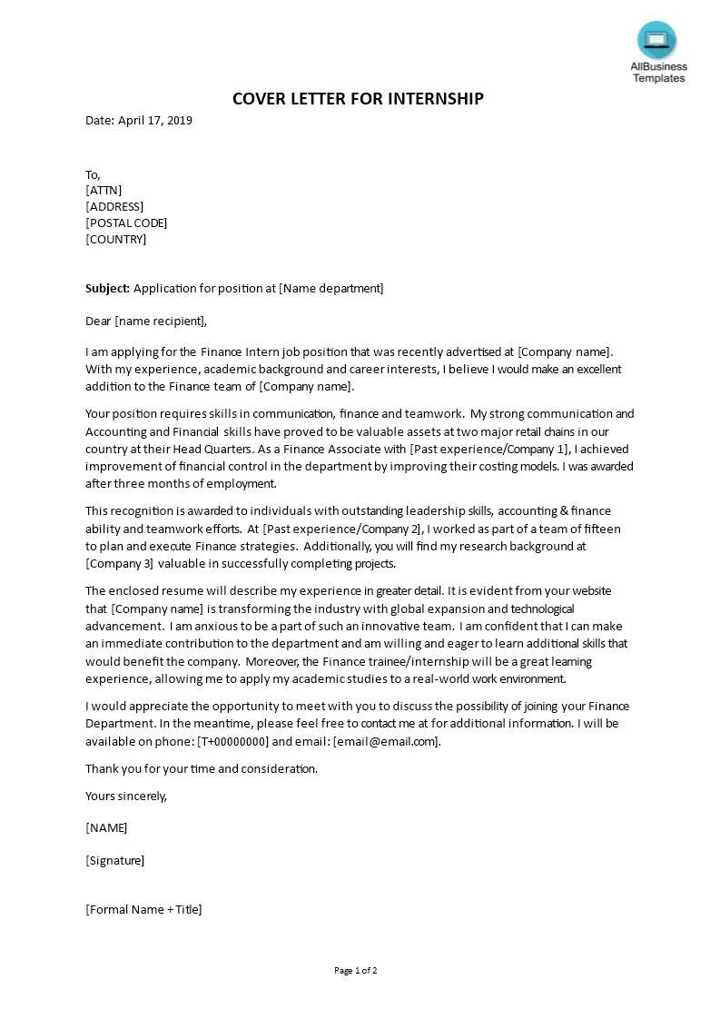 40351 cover letter closing paragraph