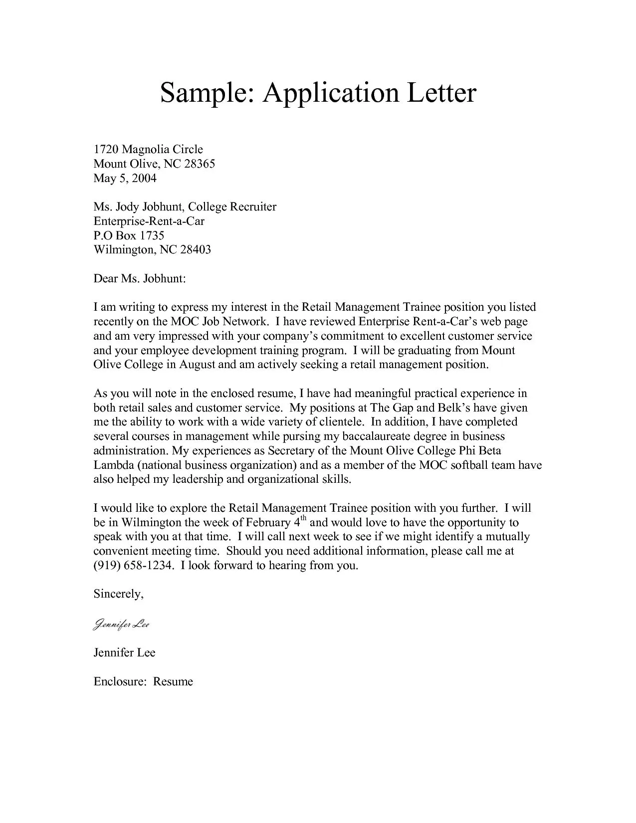 40353 cover letter samples