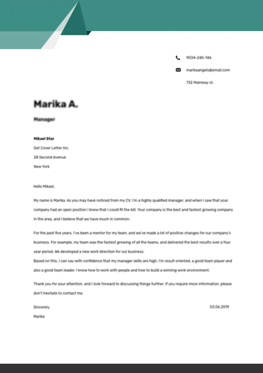 40356 cover letter tips
