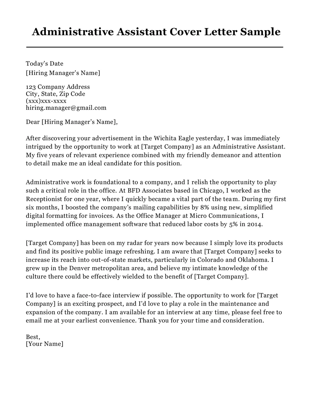 40378 cover letter writing