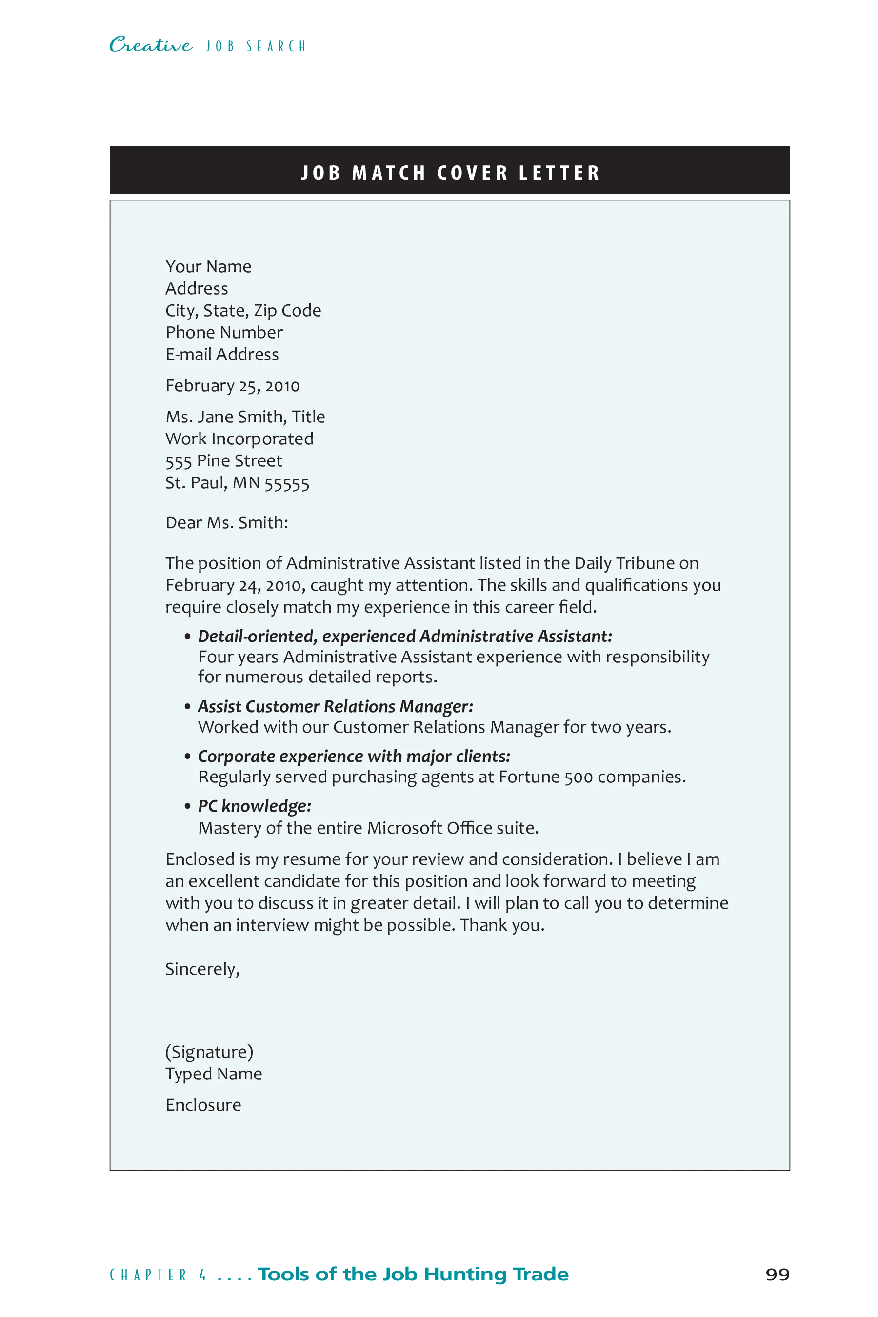 40380 cover letter template header