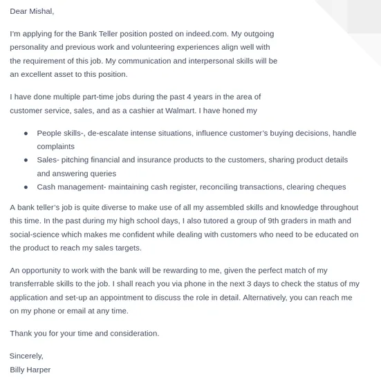 40387 cover letter format