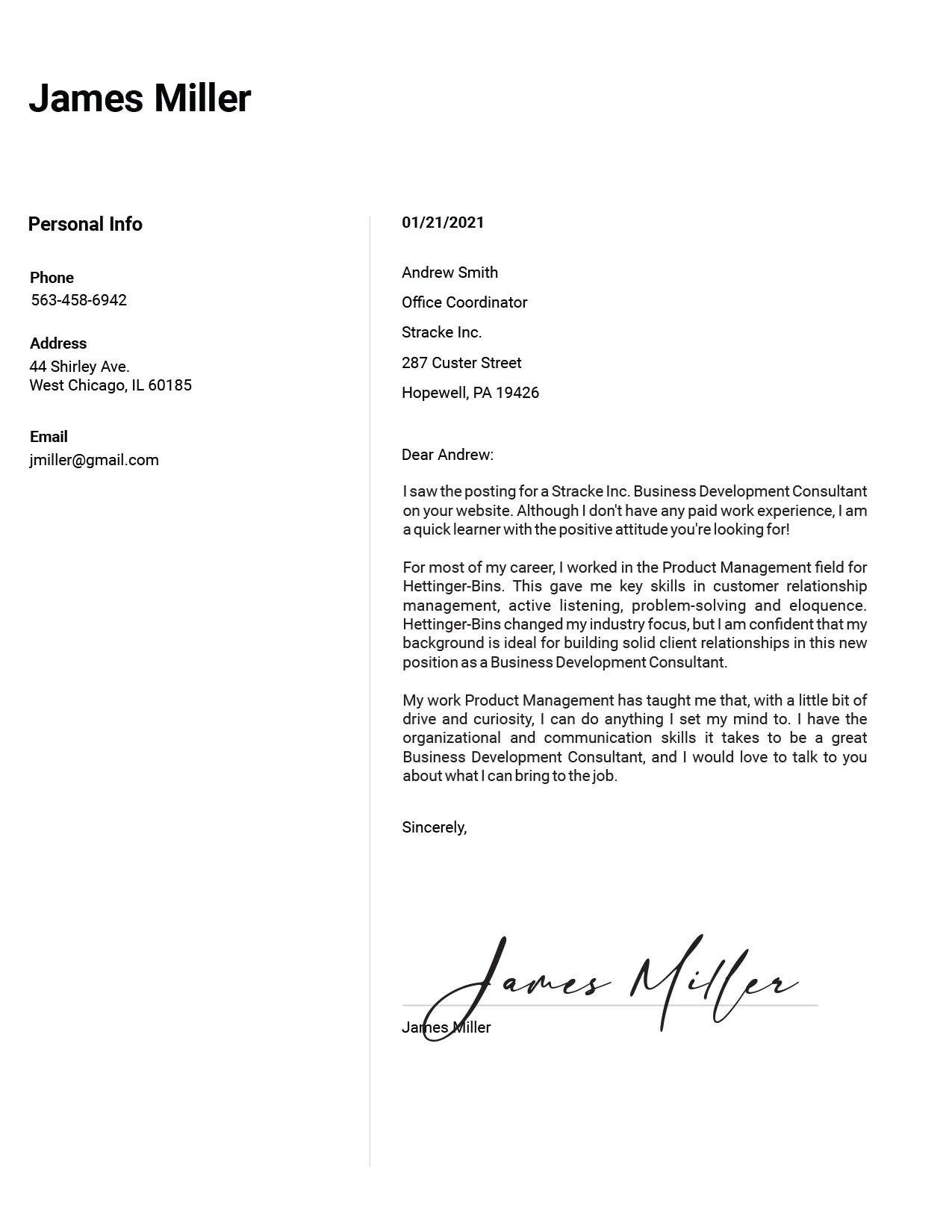 40393 interview invitations