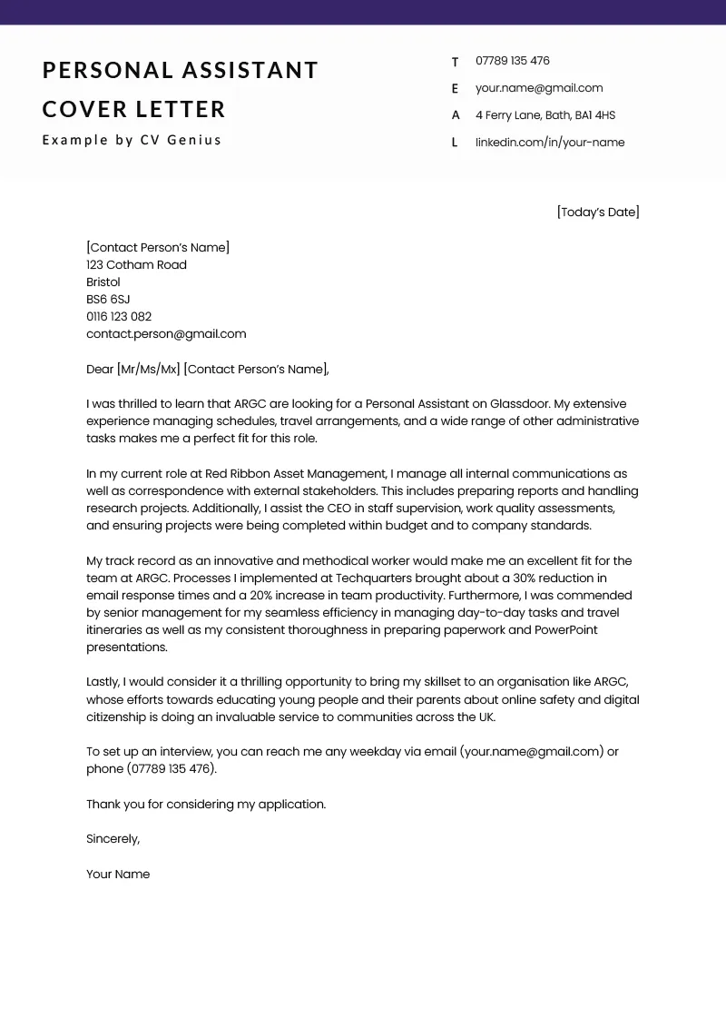 40408 cover letter example admin