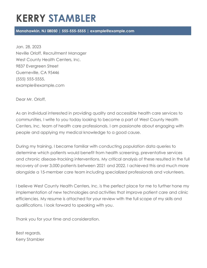 40413 nonprofit cover letter achievements