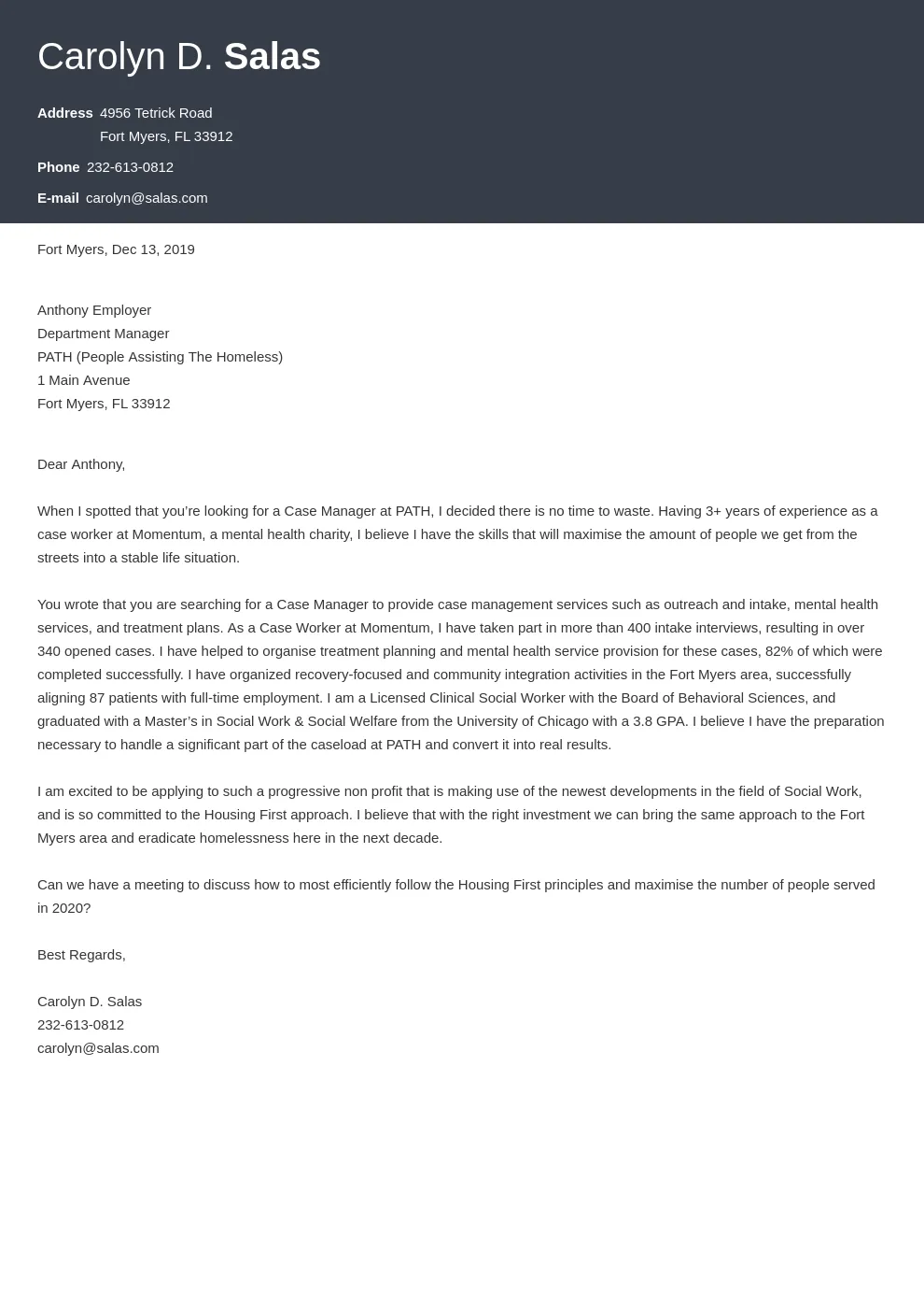 40413 nonprofit cover letter skills