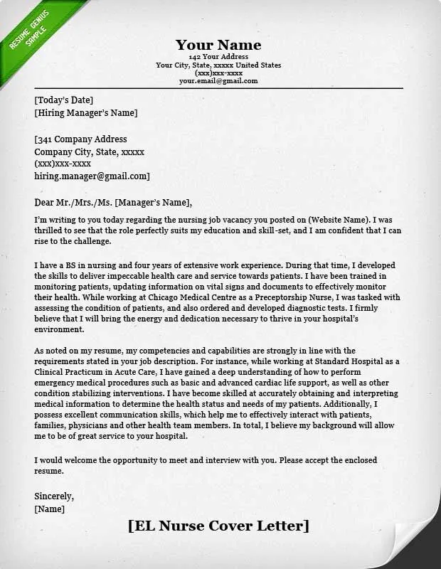 40414 nursing cover letter format