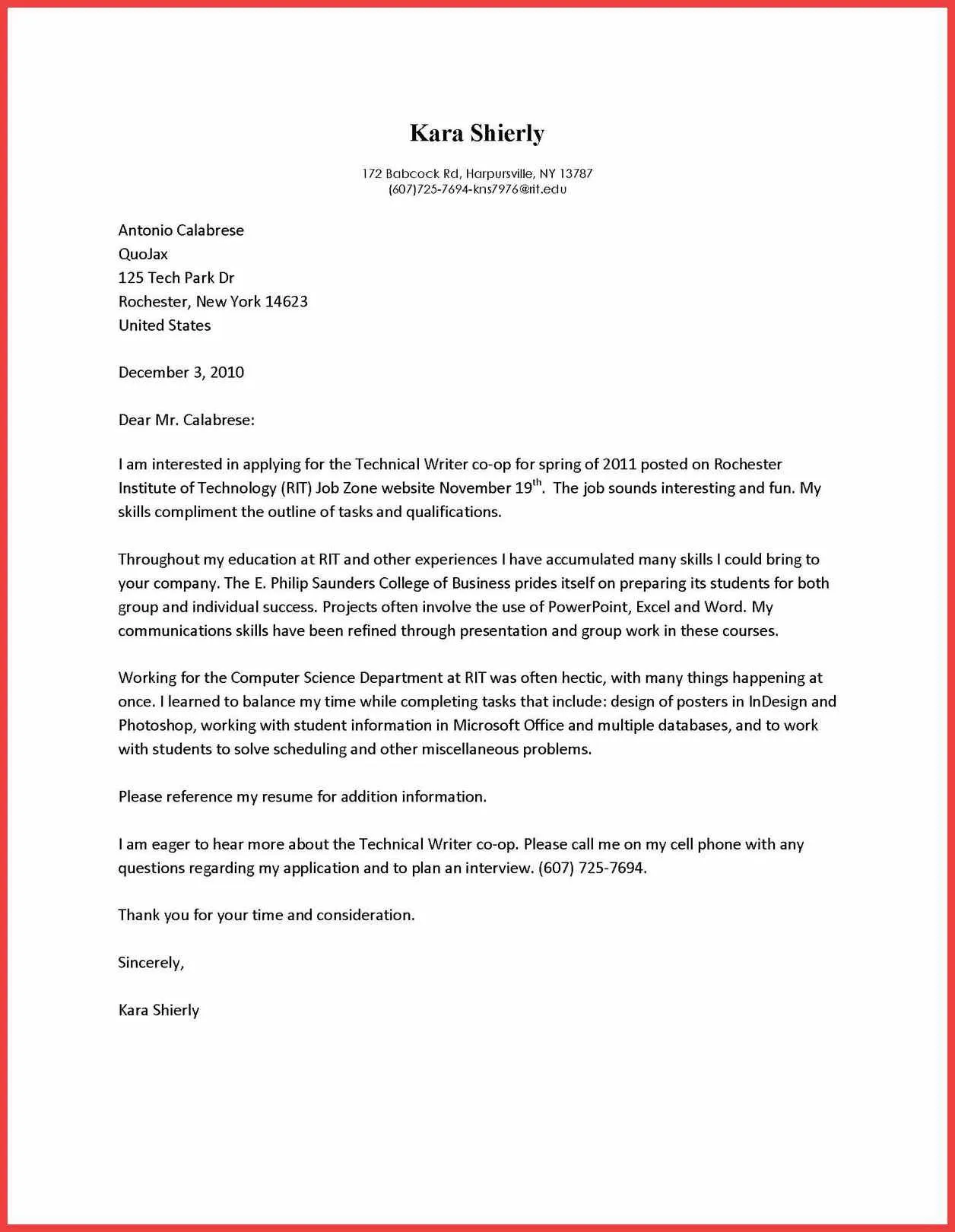 40415 cover letter header date