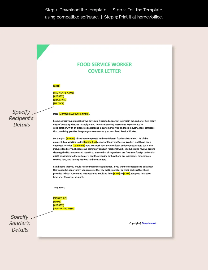 40423 cover letter structure