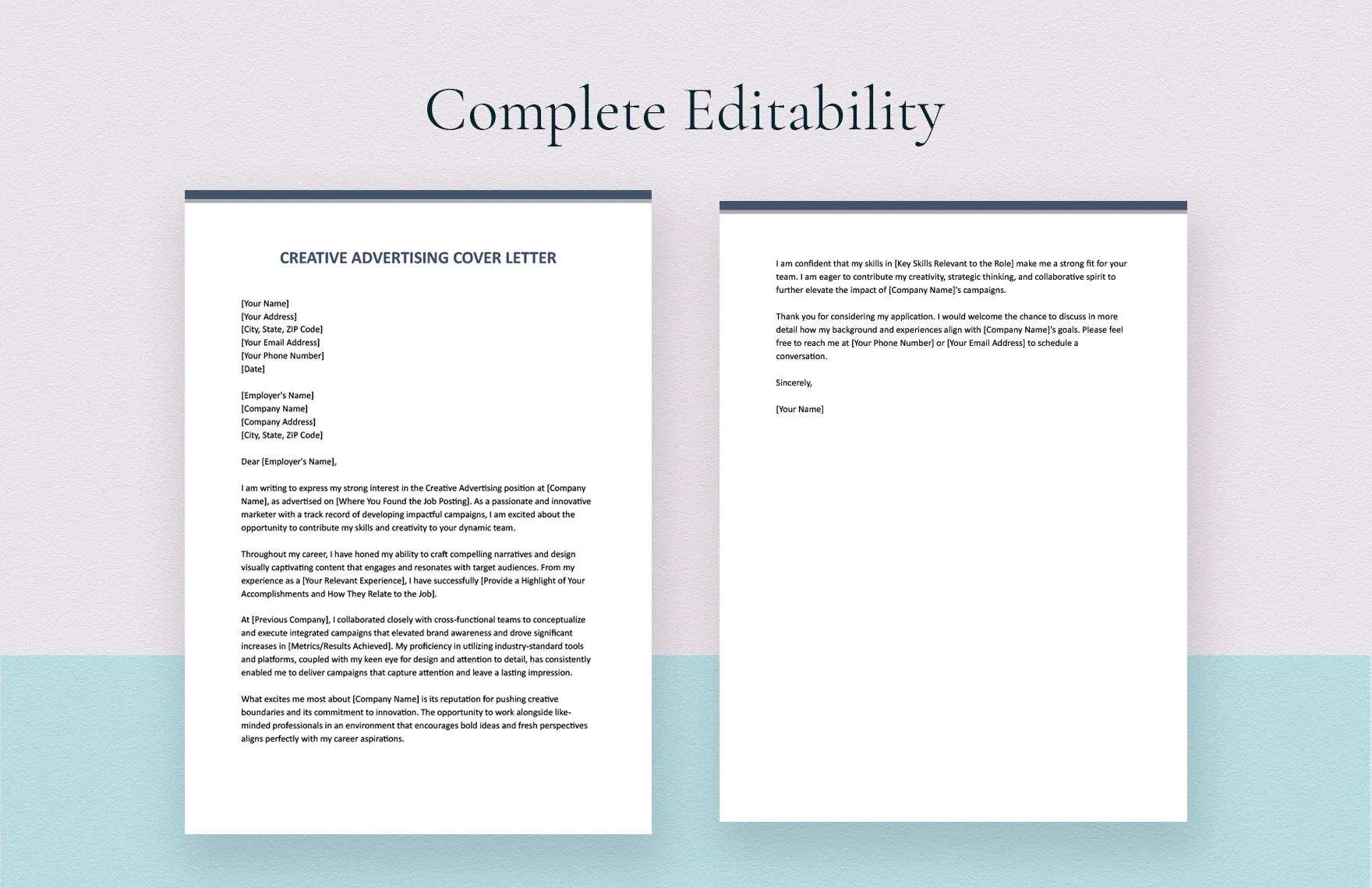 40424 creative cover letter storytelling