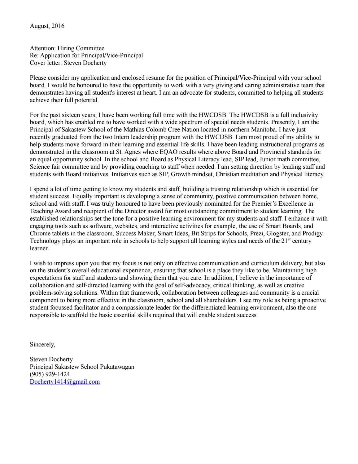 40426 cover letter principal 2
