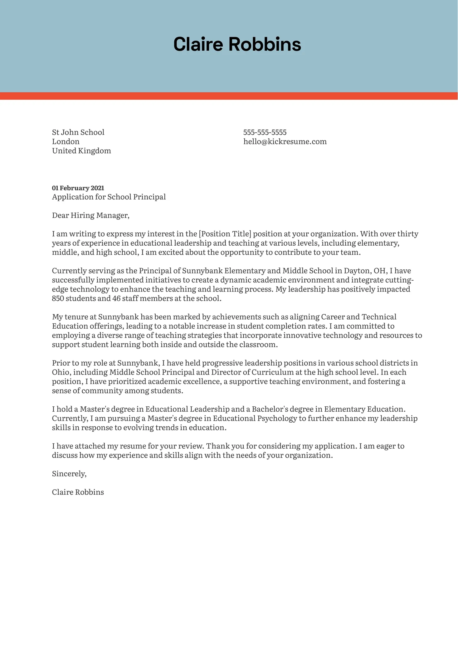 40426 cover letter principal 3
