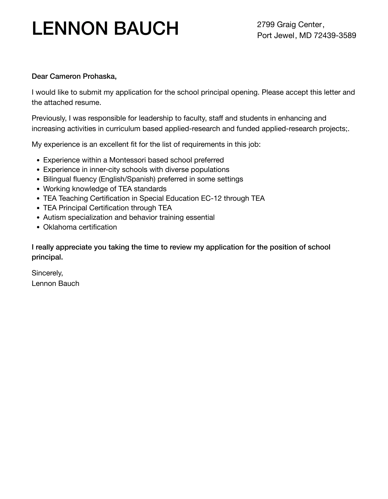 40426 cover letter principal 5