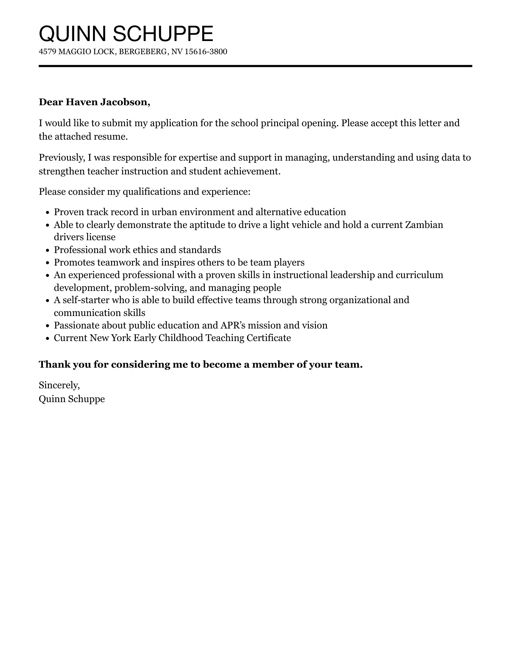 40426 cover letter principal 6