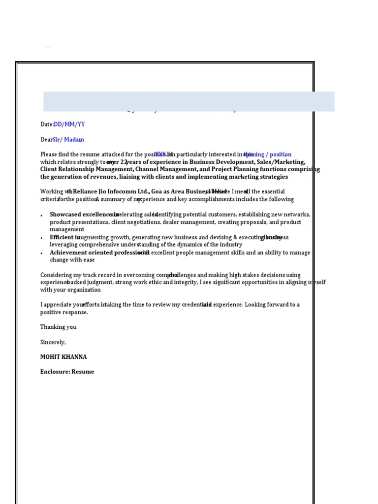 40427 cover letter m&a 5