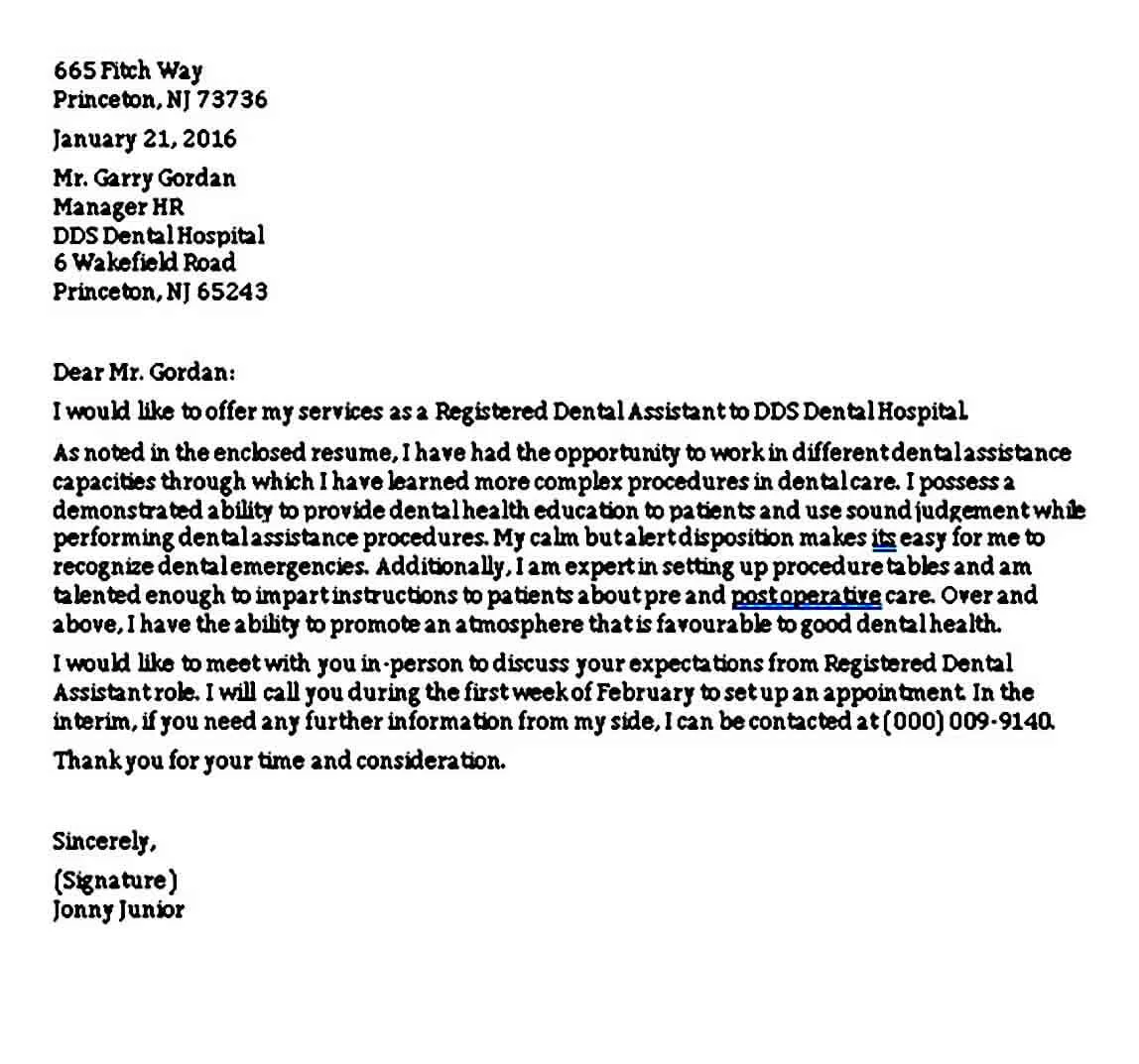 40430 cover letter formatting
