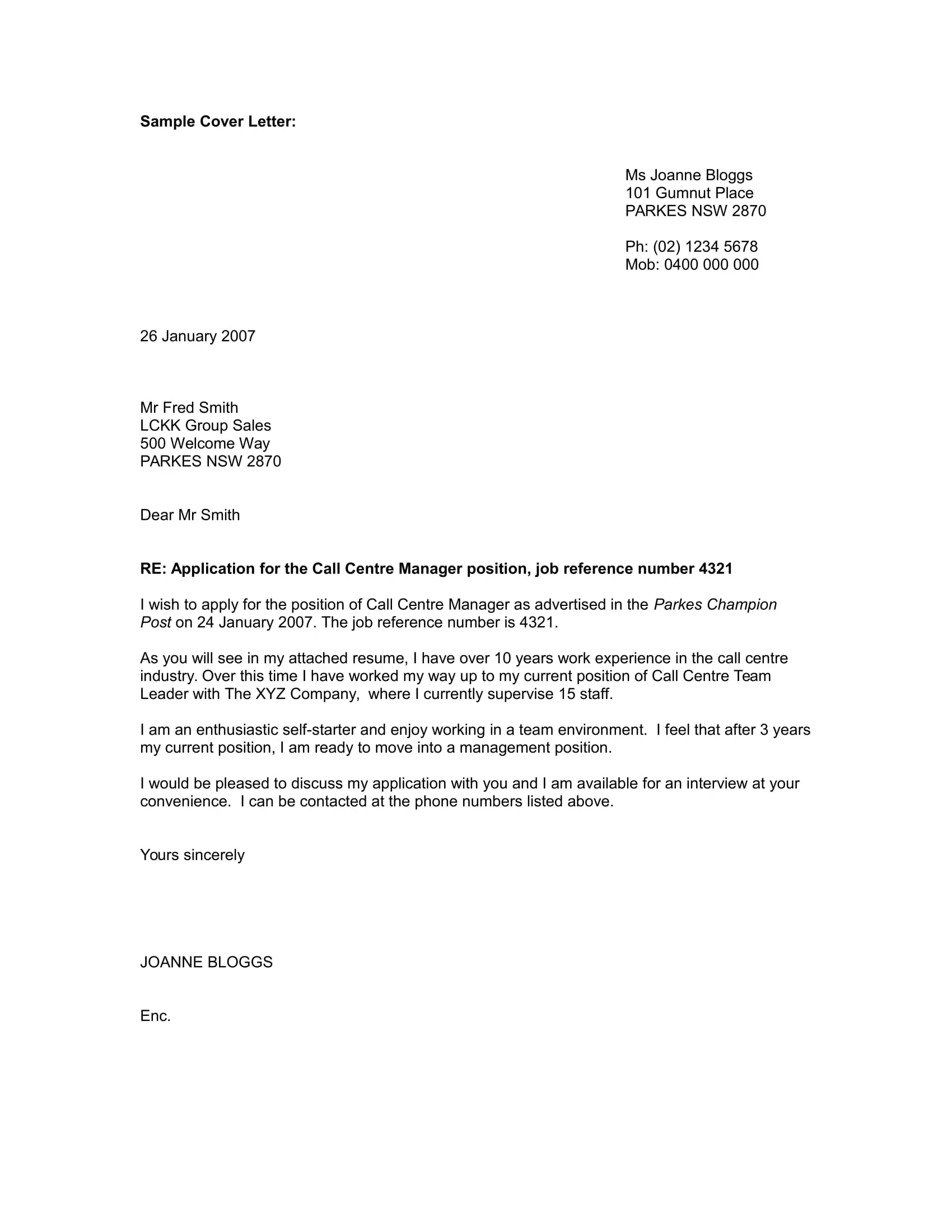 40432 customer service call center cover letter 4