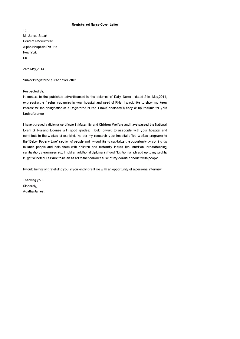 40440 rn cover letter skills