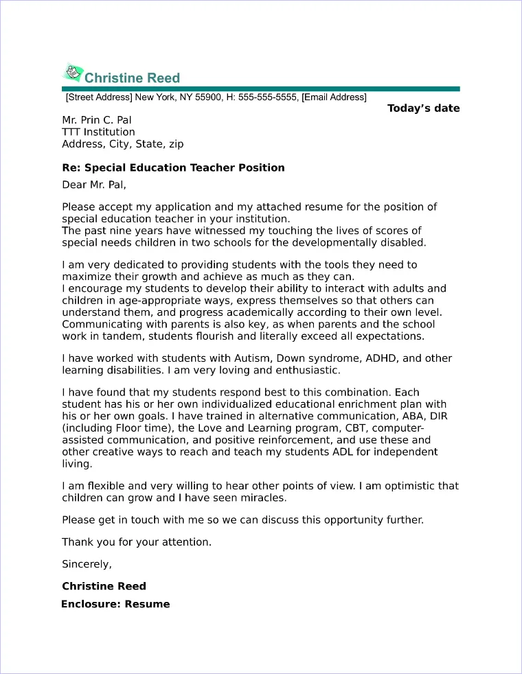 40441 cover letter formatting