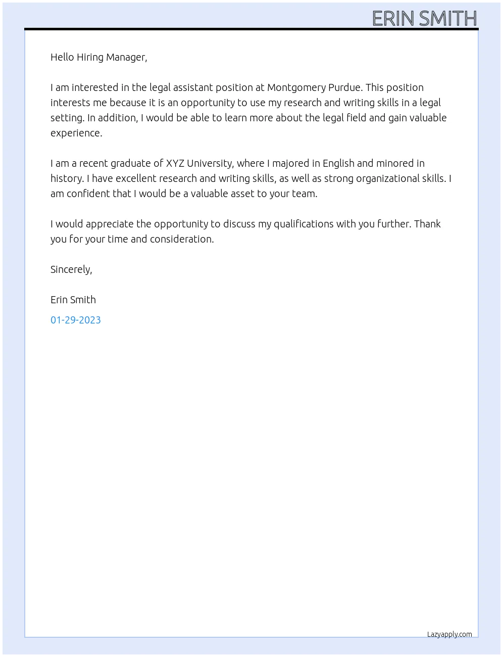 40442 legal assistant achievements