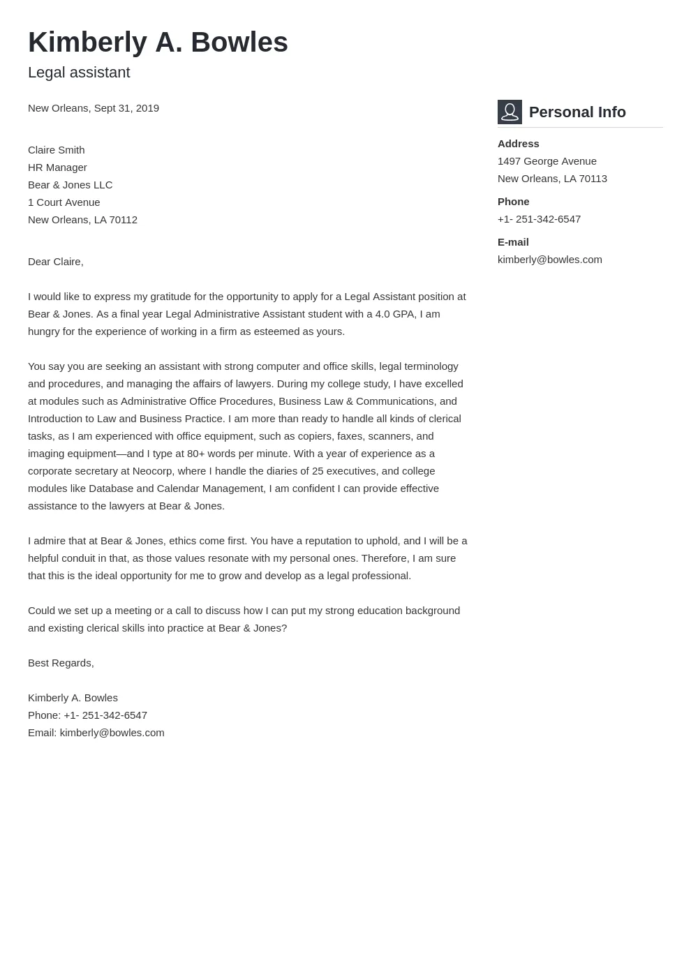40442 legal assistant skills