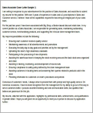 40465 cover letter structure